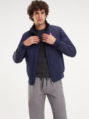 tommy hilfiger diamond quilted jacket