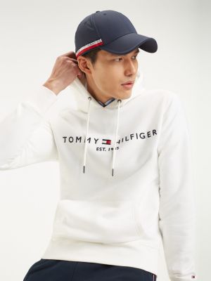 mens white tommy hilfiger hoodie