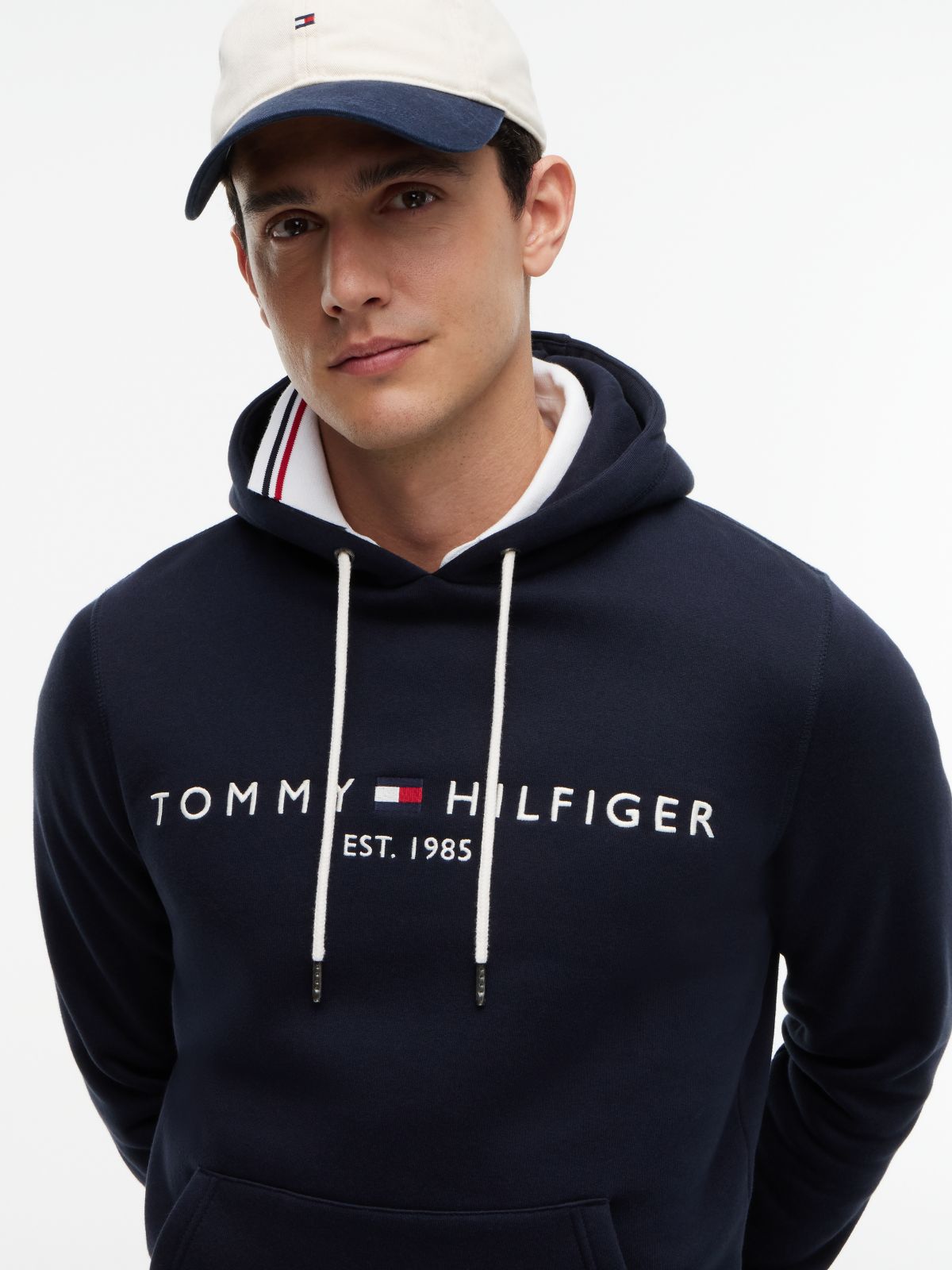 Logo Flex Fleece Hoody — Blue