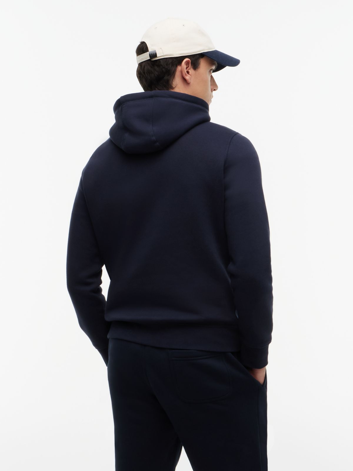 Logo Flex Fleece Hoody — Blue