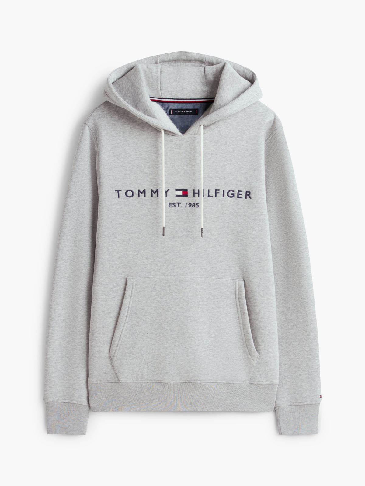 Logo Flex Fleece Hoody — Grey