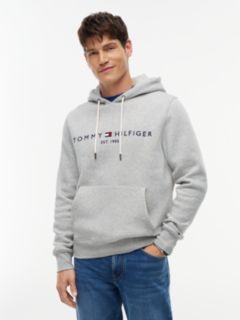 Logo Flex Fleece Hoody — Grey 1