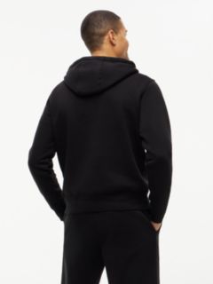 Logo Flex Fleece Hoody — Black 4