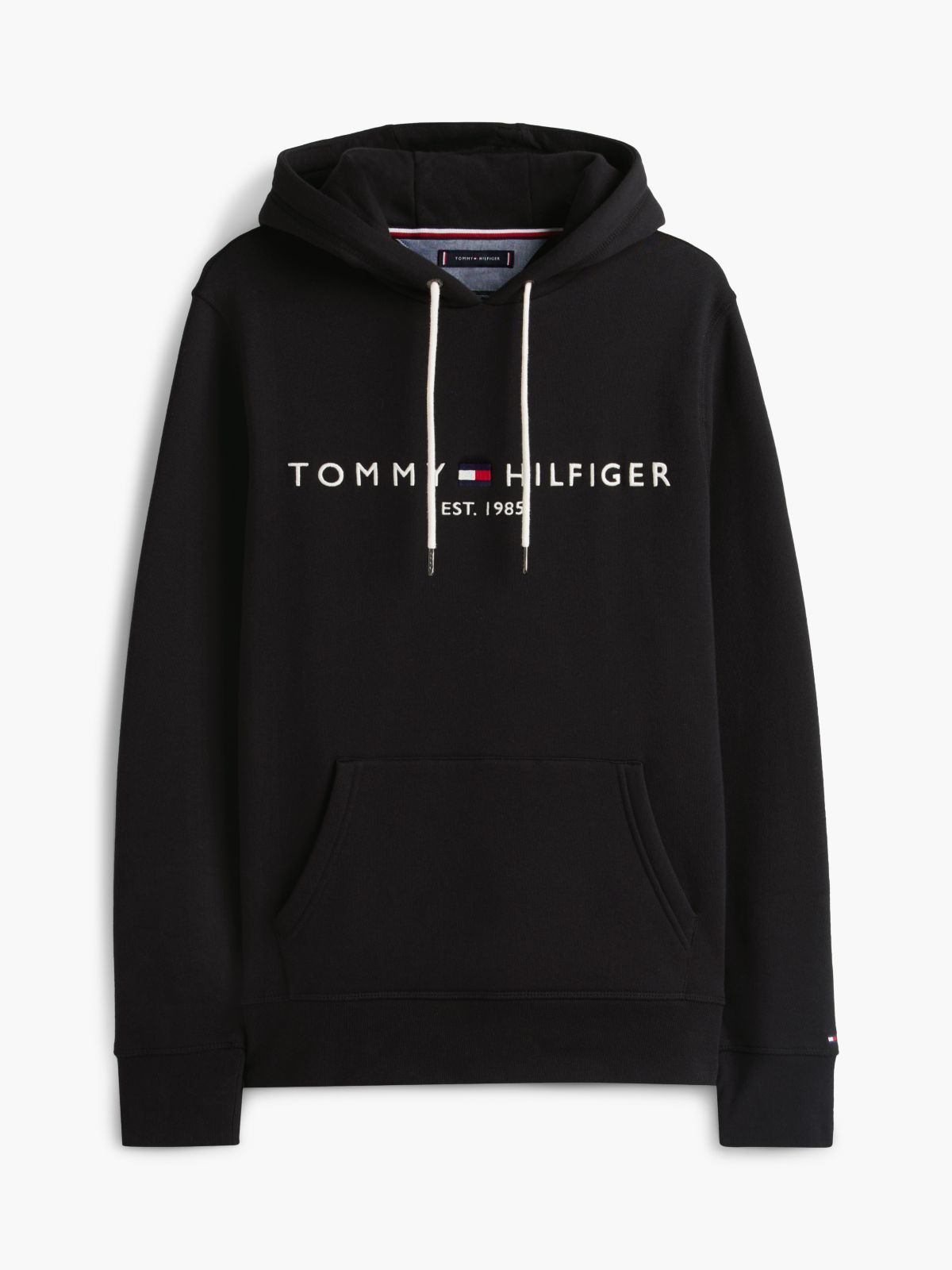 Logo Flex Fleece Hoody — Black