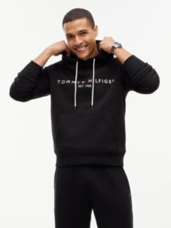 Logo Flex Fleece Hoody — Black 1