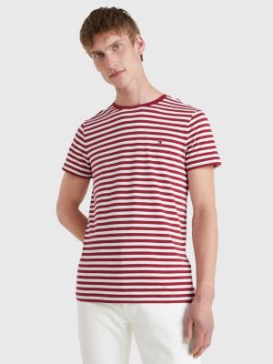 red tommy hilfiger shirt