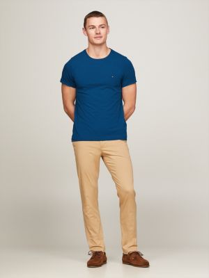 Khaki tommy cheap hilfiger t shirt