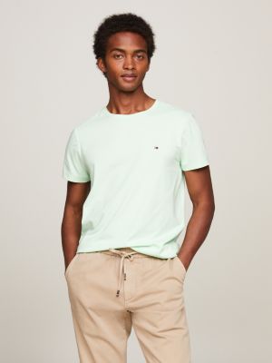 Tommy hilfiger best sale green crew neck