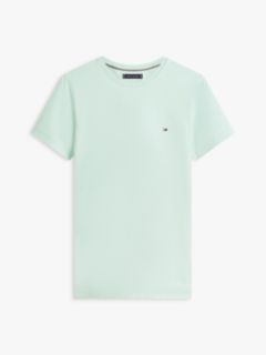 Flag Embroidery Slim Jersey T-Shirt — Green 5