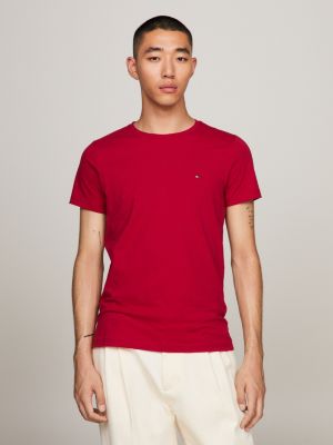 Red T-Shirts Hilfiger® Tommy Men SI | for