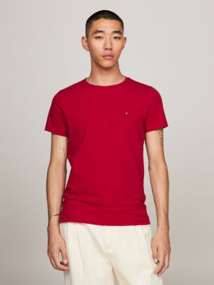 Camiseta Tommy Hilfiger Square Tee Vermelho THMW0MW27131