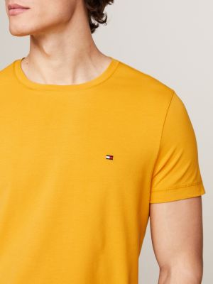 Black and yellow tommy hilfiger shirt online