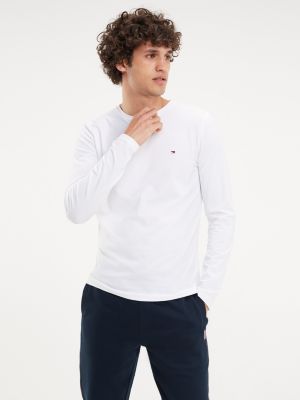white long sleeve tommy hilfiger shirt
