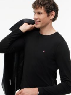 Slim Jersey Long Sleeve T-Shirt — Black 3