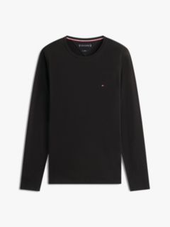 Slim Jersey Long Sleeve T-Shirt — Black 7
