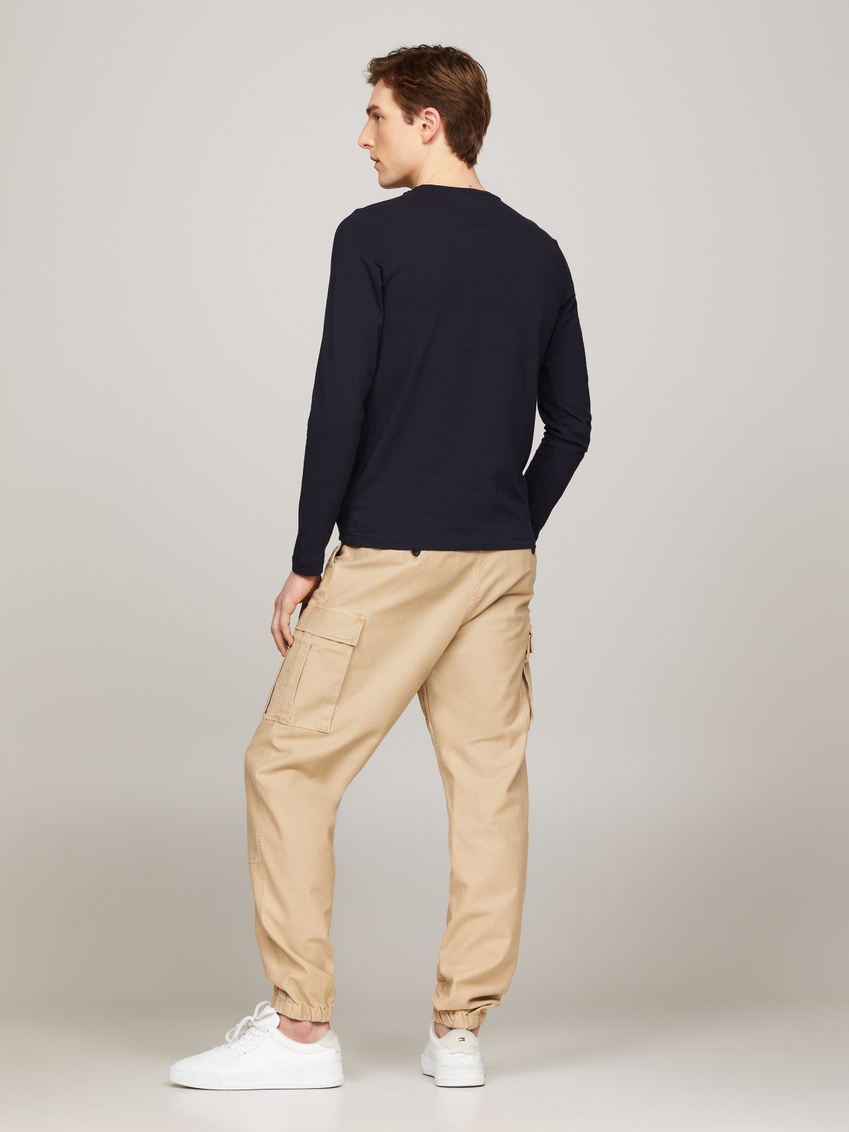 Slim Jersey Long Sleeve T-Shirt — Blue