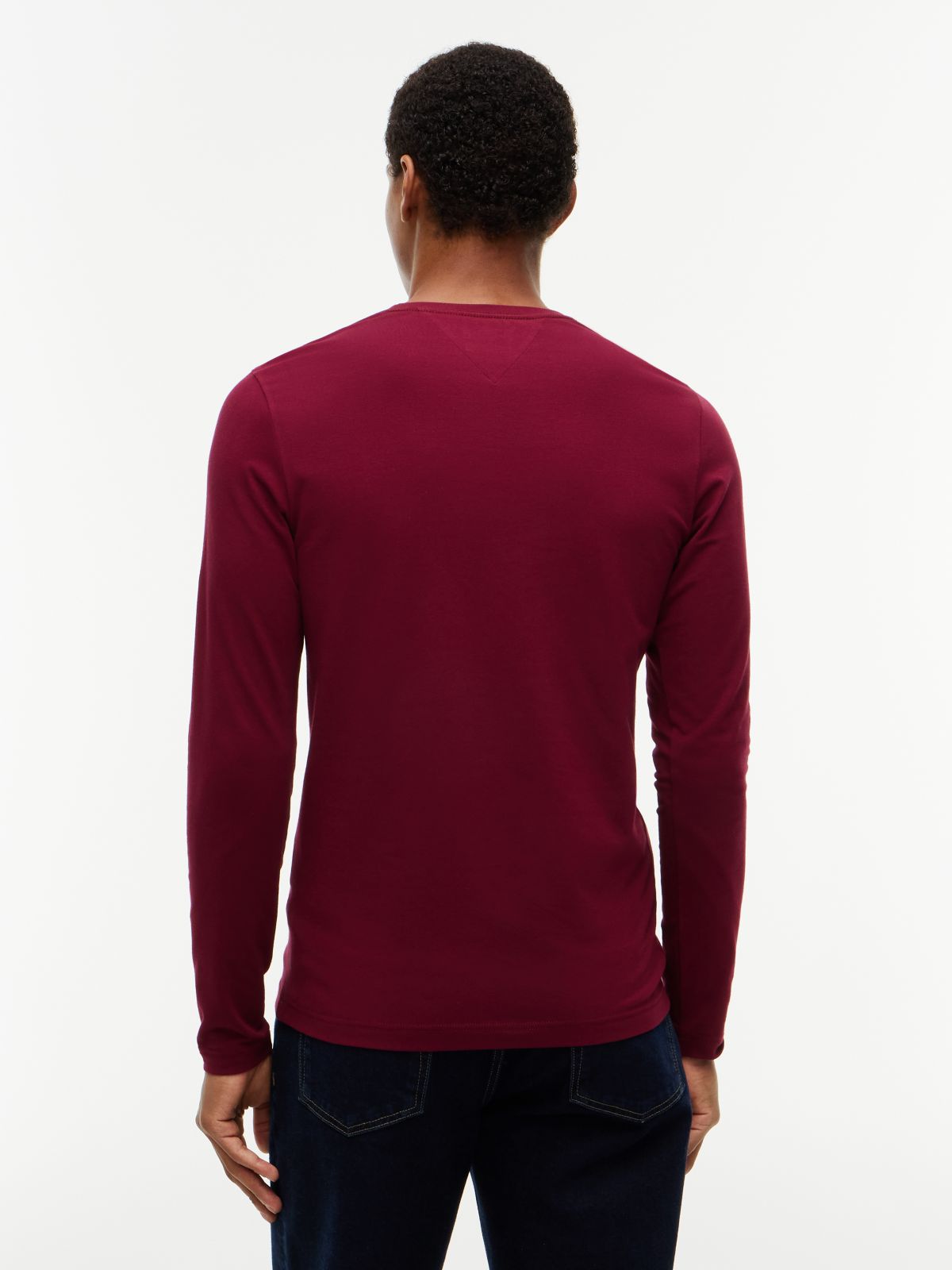 Slim Jersey Long Sleeve T-Shirt — Purple