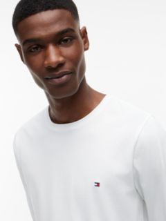 Slim Jersey Long Sleeve T-Shirt — White 3