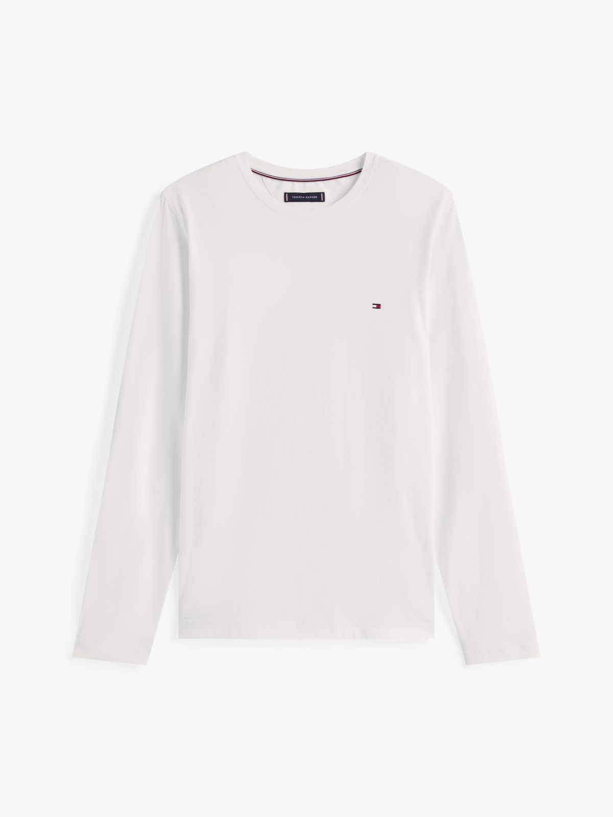 Slim Jersey Long Sleeve T-Shirt — White