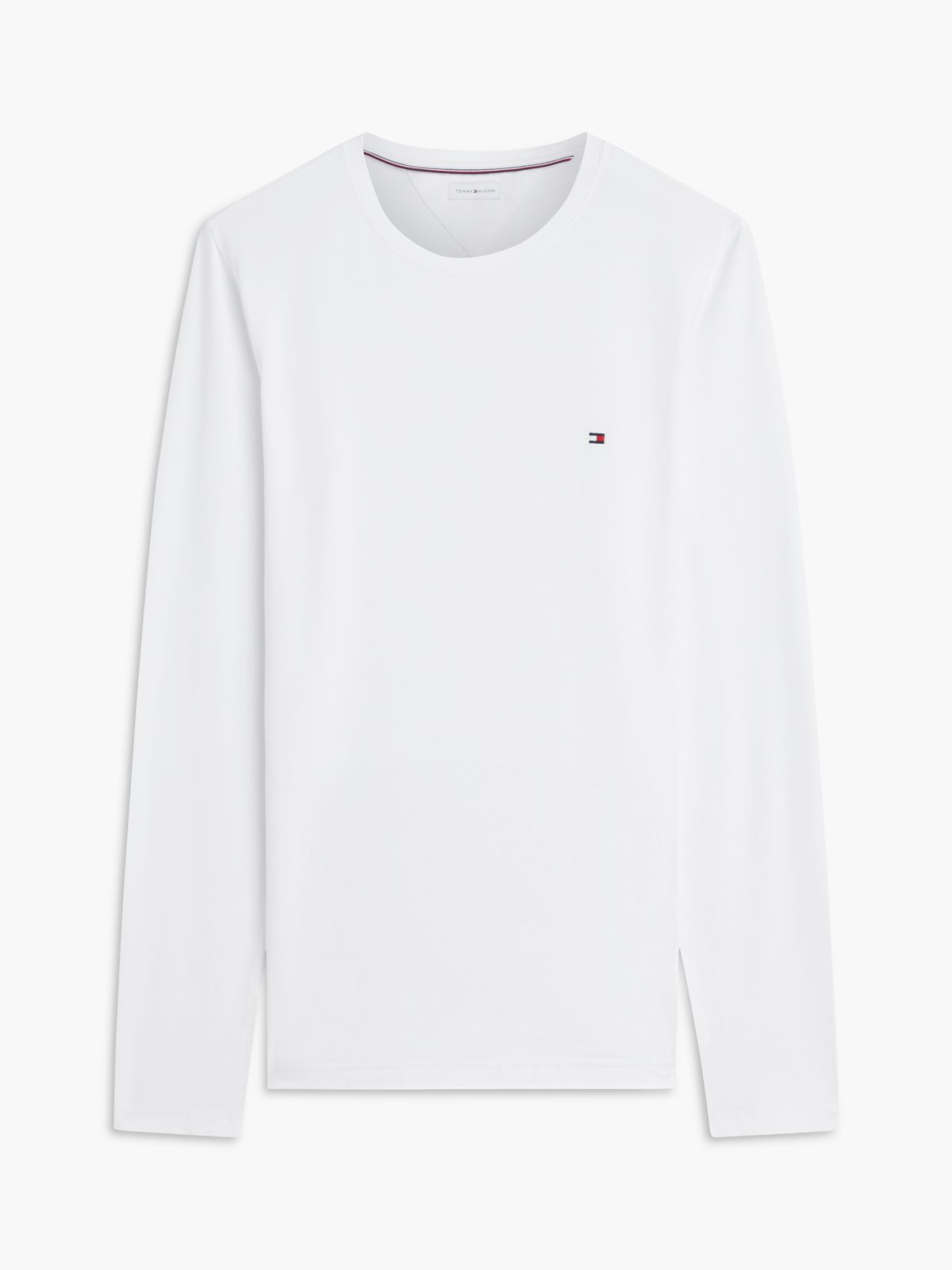 Slim Jersey Long Sleeve T-Shirt — White