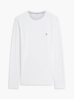 Slim Jersey Long Sleeve T-Shirt — White 6