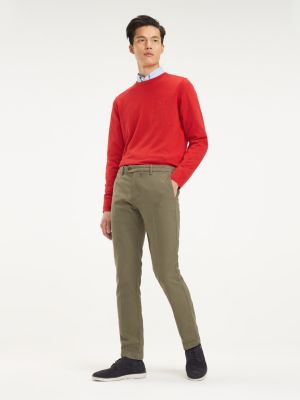 tommy hilfiger slim fit flex chinos