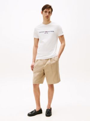 Plak opnieuw Korst Storing T-shirt met Tommy Hilfiger-logo | WIT | Tommy Hilfiger