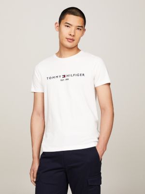 Tommy Hilfiger Logo T-Shirt | WHITE Hilfiger