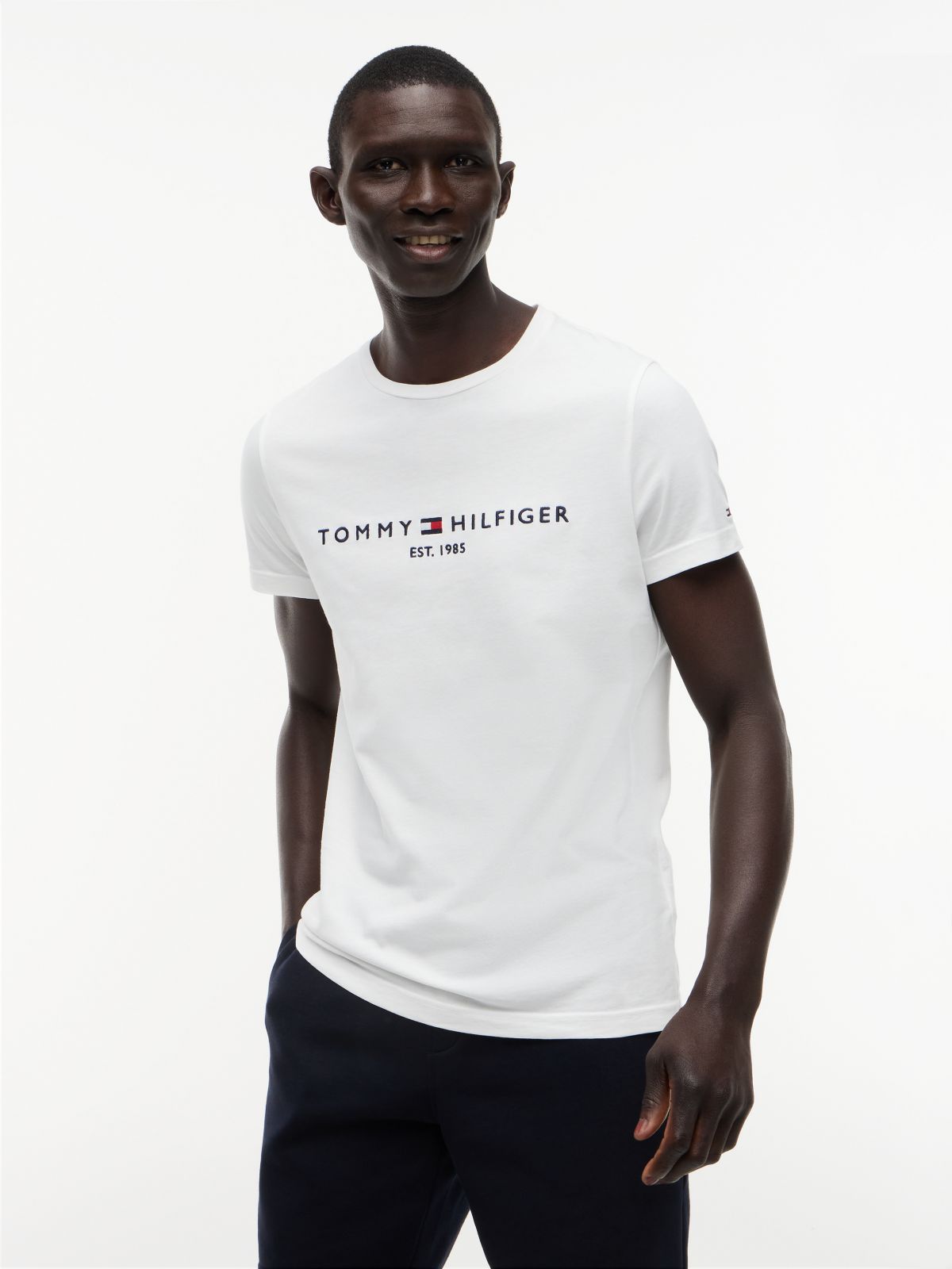 Tommy Hilfiger Logo T-Shirt — White