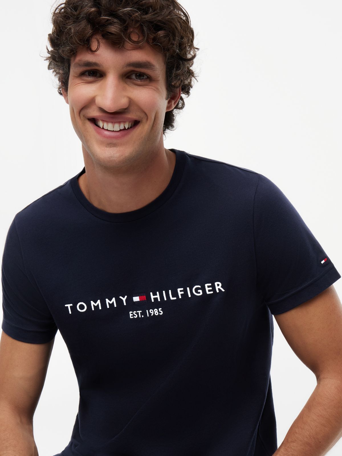Tommy Hilfiger Logo T-Shirt — Blue