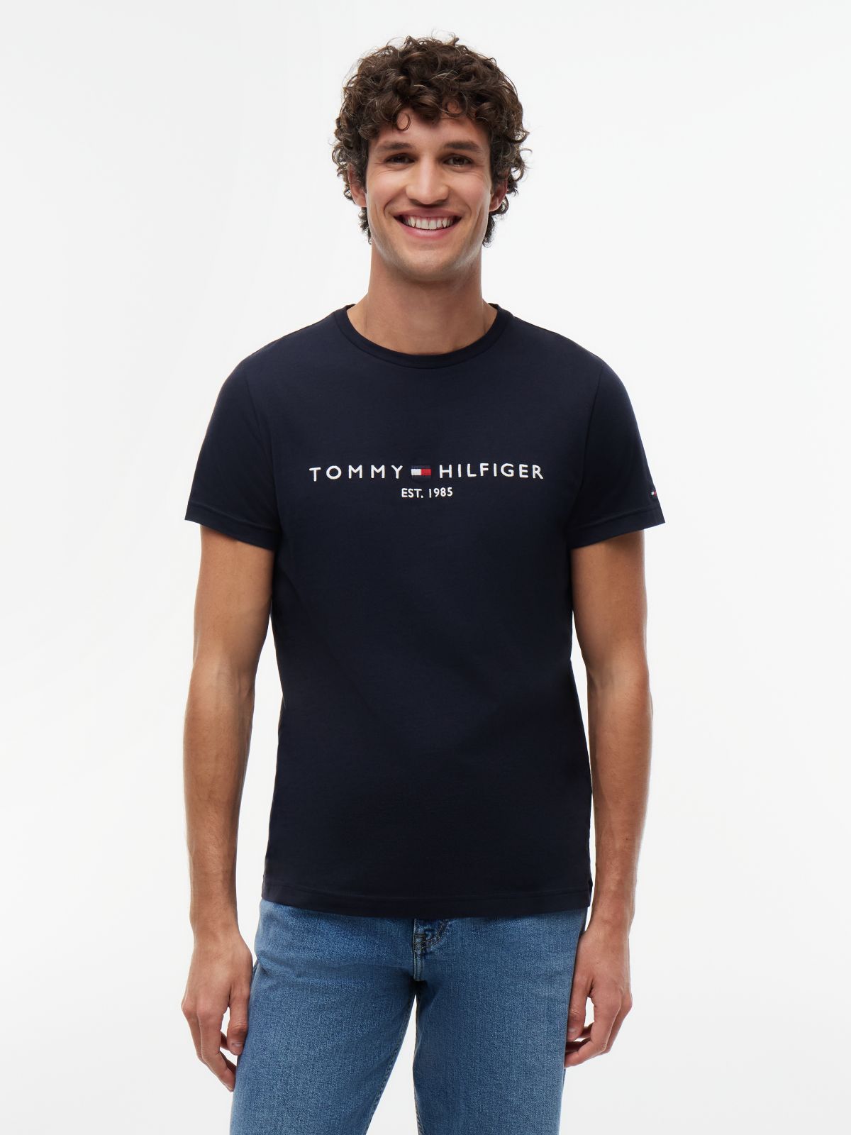 Tommy Hilfiger Logo T-Shirt — Blue