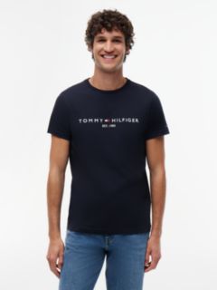Tommy Hilfiger Logo T-Shirt — Blue 1