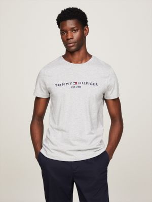 congestie baai Fjord T-shirt met Tommy Hilfiger-logo | GRIJS | Tommy Hilfiger