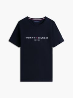 Tommy Hilfiger Logo T-Shirt — Black 5