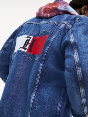 tommy hilfiger x lewis hamilton denim jacket