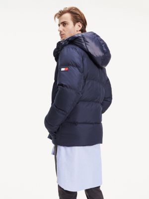 tommy hilfiger utilitarian hooded bomber jacket