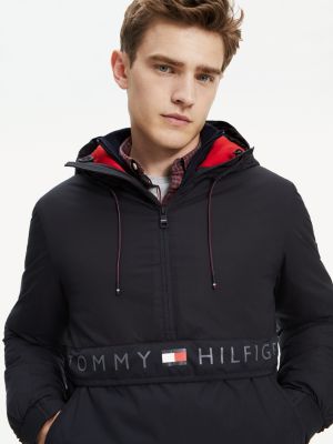 Hooded Stretch Anorak | BLACK | Tommy 