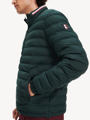 Wattierte Jacke Mit Steppnahten Grun Tommy Hilfiger