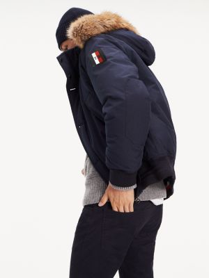 tommy down hooded