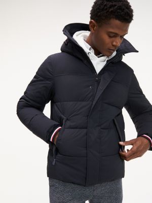 tommy hilfiger hooded bomber jacket