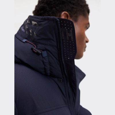 tommy hilfiger stretch hooded bomber jacket