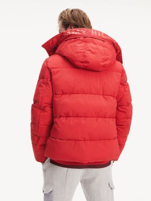 tommy hilfiger stretch hooded bomber jacket