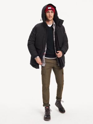 Padded Heavy Canvas Parka | BLACK | Tommy Hilfiger