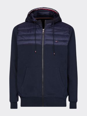 tommy hilfiger front panel hooded zip through