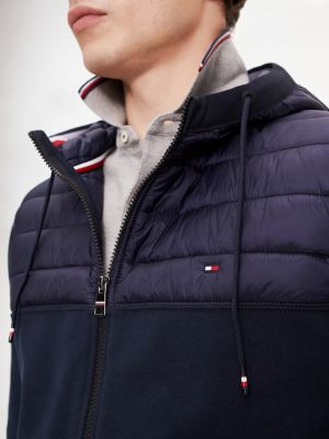 tommy hilfiger front panel hooded zip through