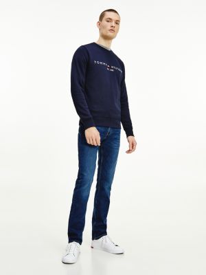 tommy hilfiger logo sweatshirt mens