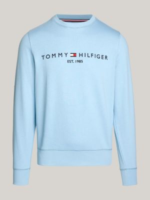 Light blue tommy clearance hilfiger sweatshirt