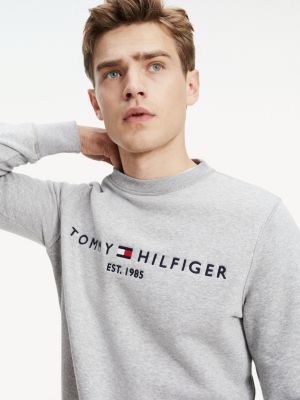 tommy hilfiger sweatshirt mens grey