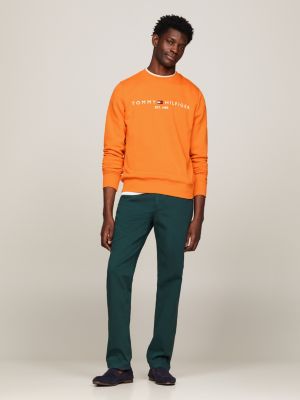 Sudadera tommy 2024 hilfiger naranja