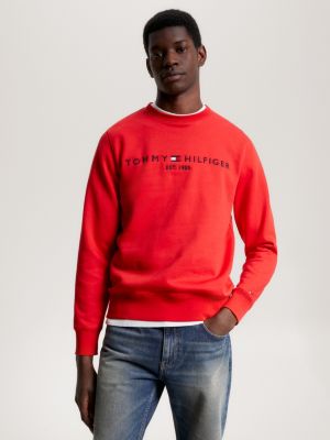 Orange tommy jeans clearance sweatshirt